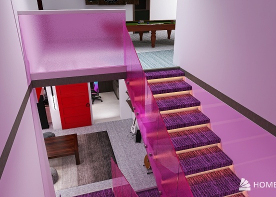 Pink Home 1 Design Rendering