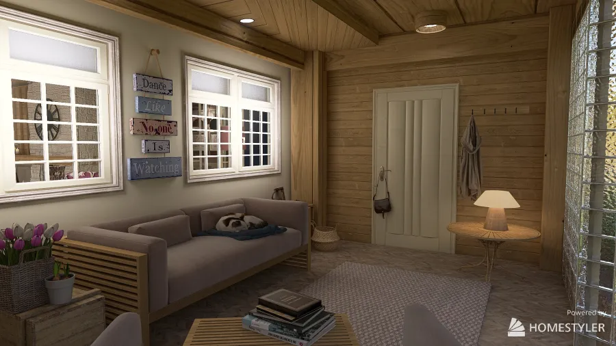 Creek Cabin 3d design renderings