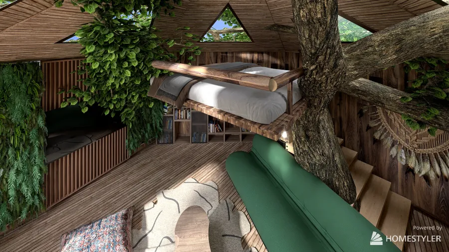 The Tree House 3d design renderings