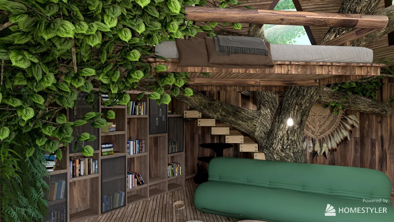 The Tree House 3d design renderings