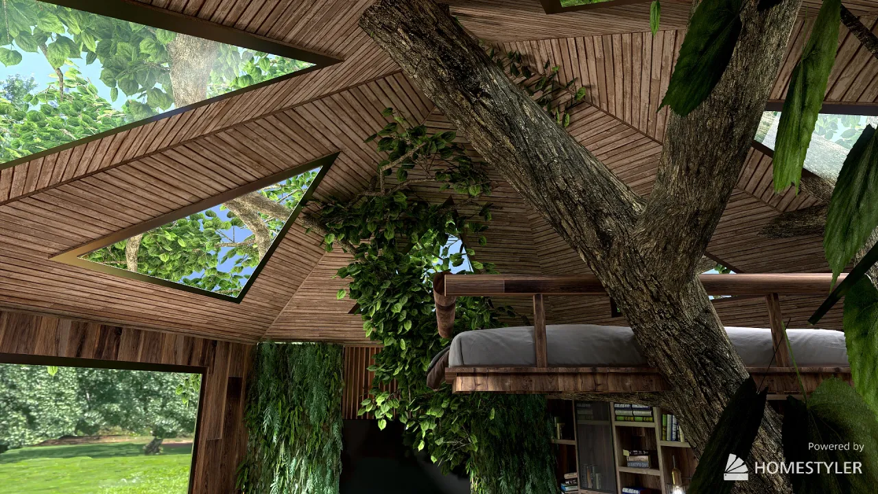 The Tree House 3d design renderings