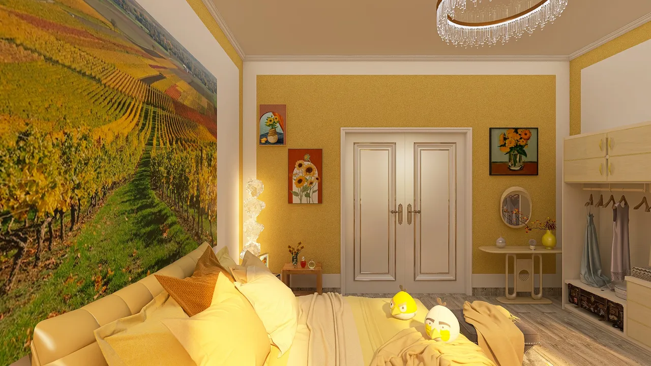 Bedroom 3d design renderings