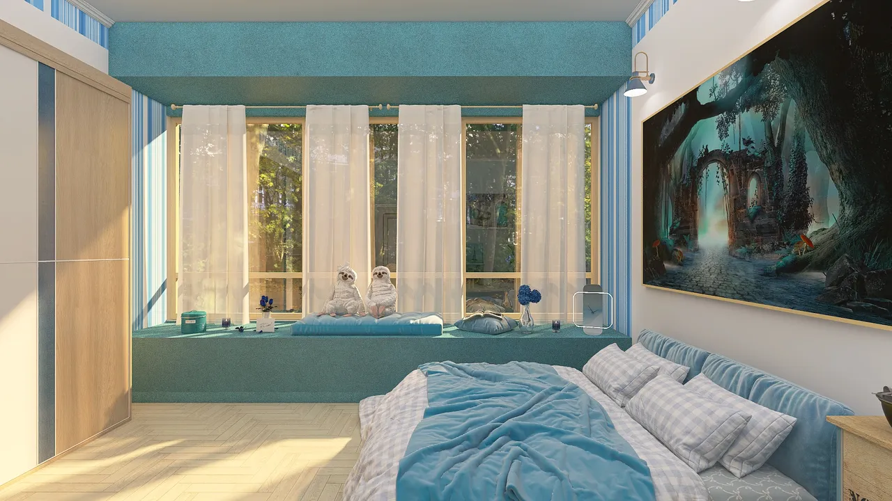 Bedroom 3d design renderings