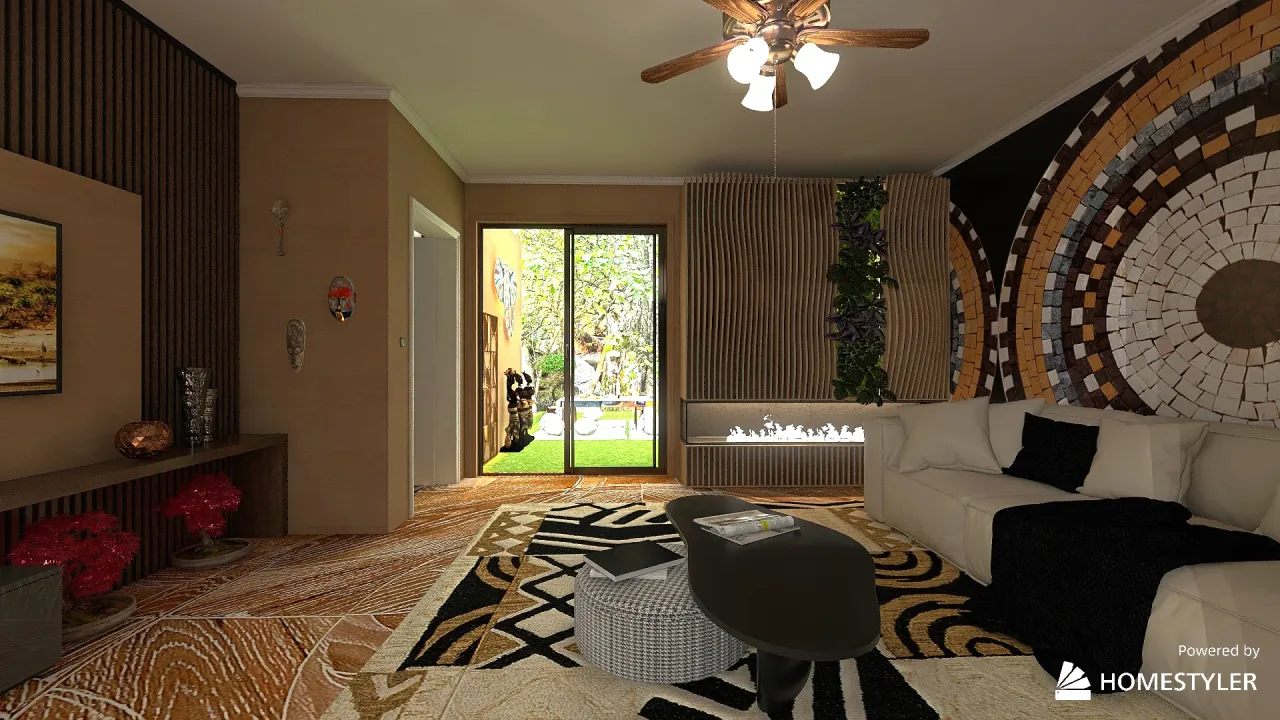 Modern Africa Mystic 3d design renderings