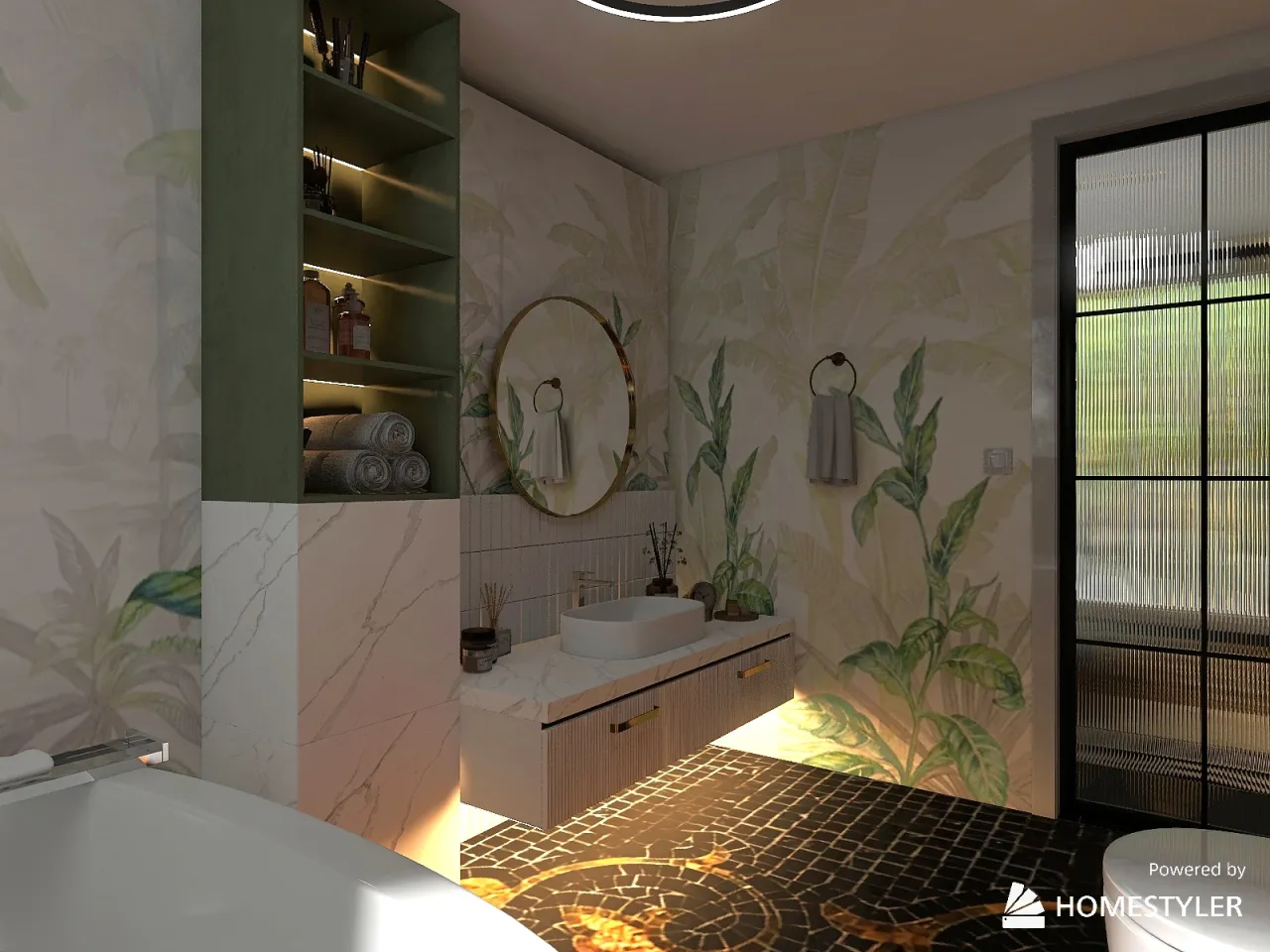 Bathroom 3d design renderings