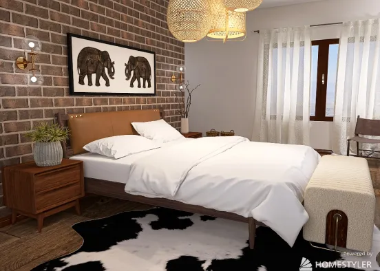 African Safari lodge Design Rendering