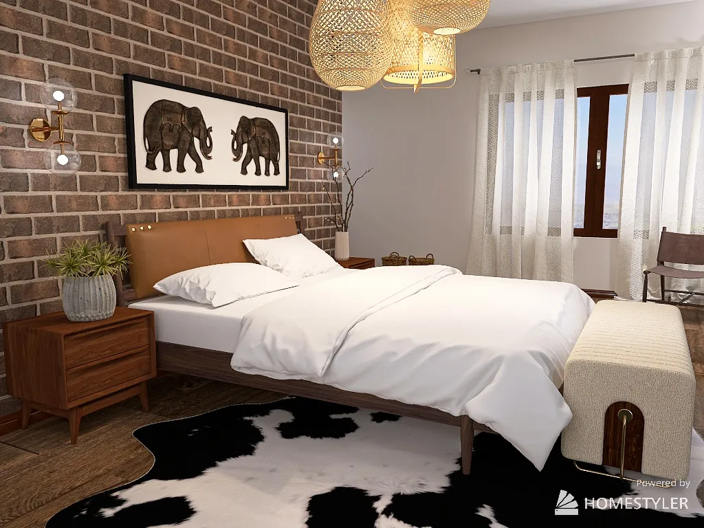 African Safari lodge 3d design renderings