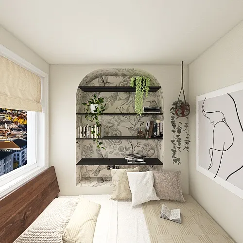 Small Neutral Apartment 3d design renderings