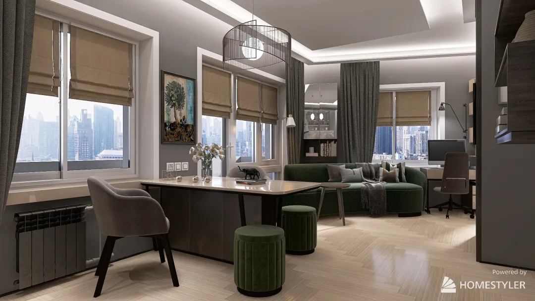 Apartment for rent - Markowa 3d design renderings