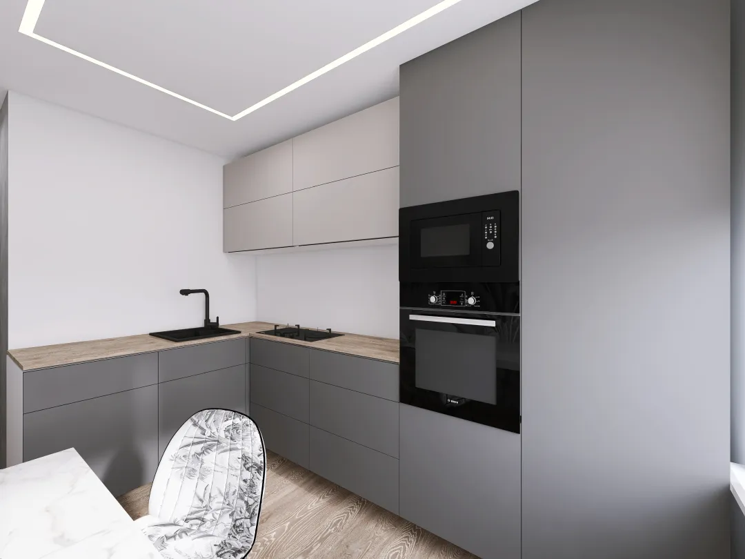 606 серия Питер кухня новая 3d design renderings