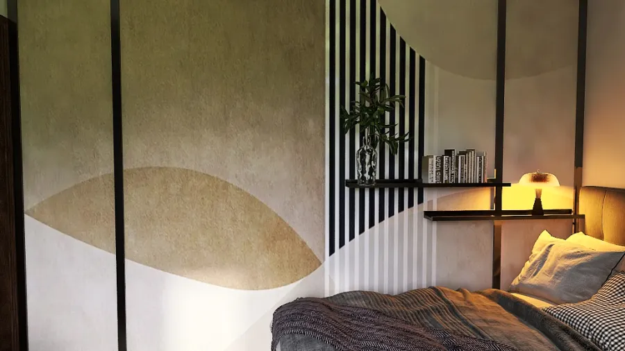 Dormitor Fam Butnariu 3d design renderings