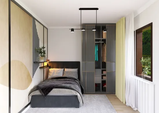 Dormitor Fam Butnariu Design Rendering