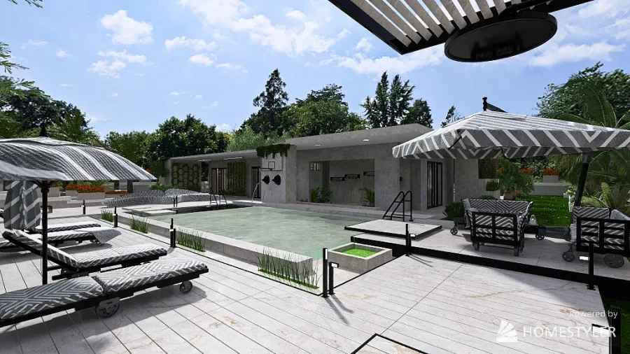 villa oasi 3d design renderings