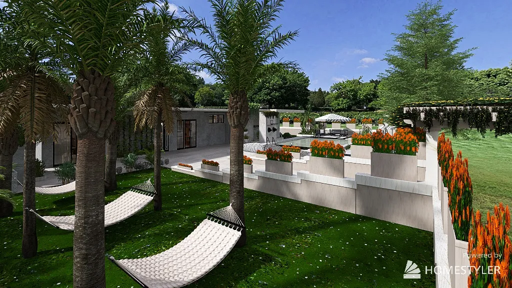 villa oasi 3d design renderings