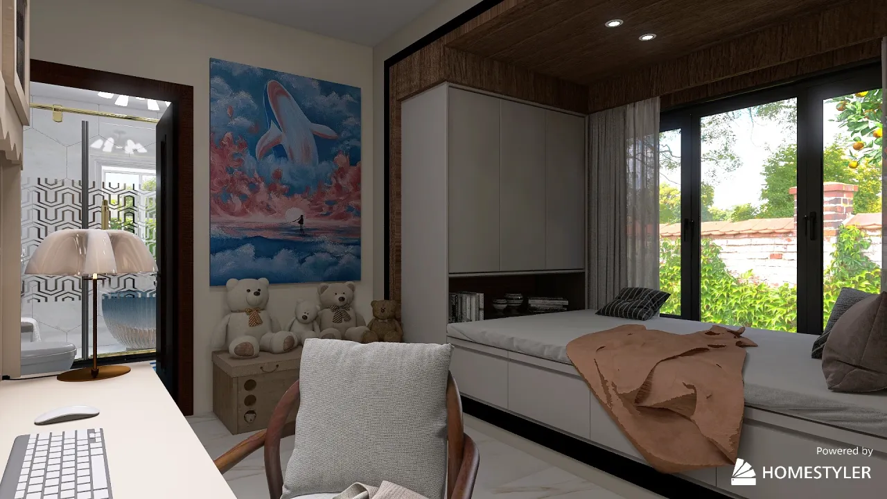 Bedroom 3d design renderings