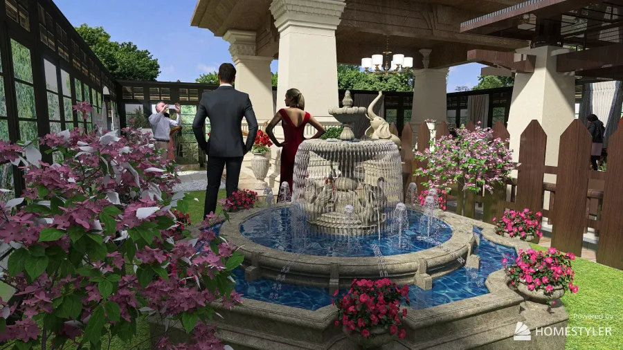 Luxury Wedding 3d design renderings