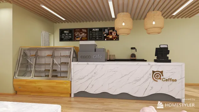 Simple and Refreshing Coffee and Bakery Shop