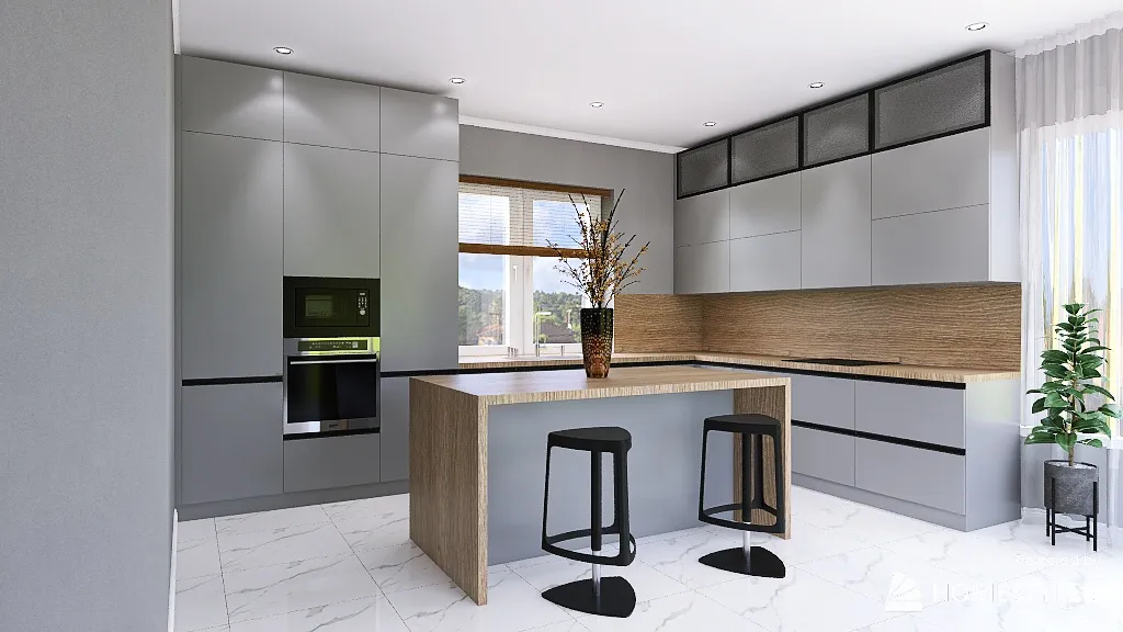 Хмелевская кухня 3d design renderings