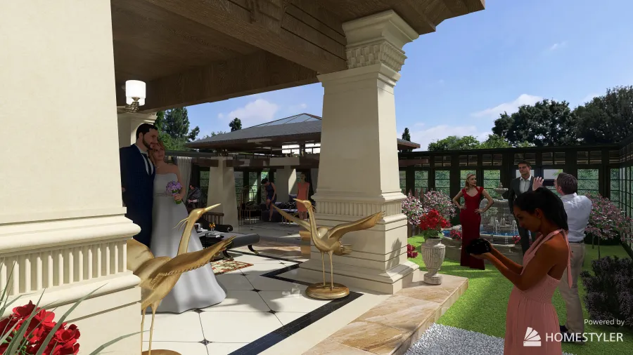 Luxury Wedding 3d design renderings