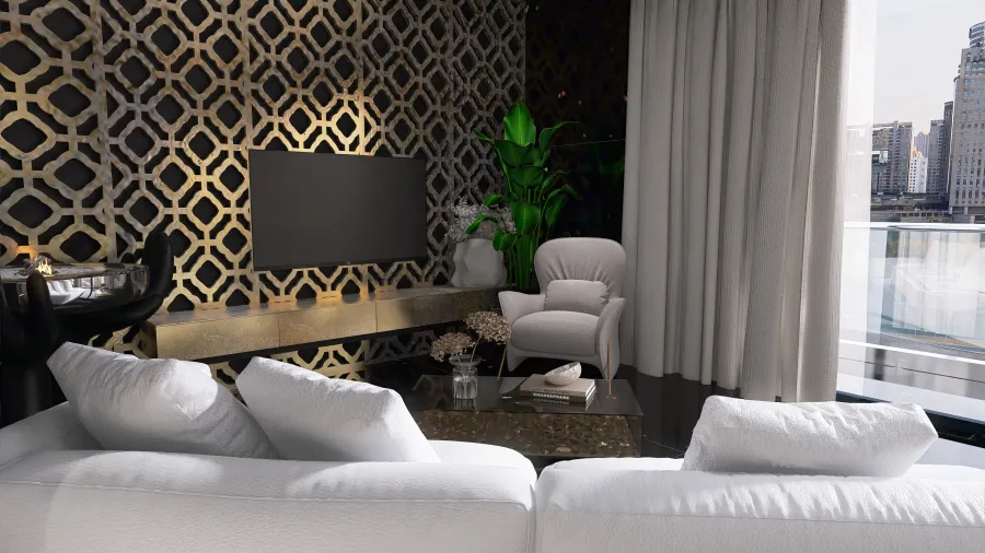 Luxury Penthouse 3d design renderings