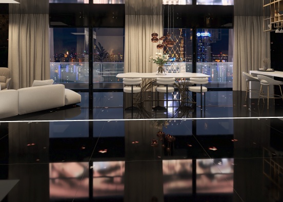 Luxury Penthouse Design Rendering