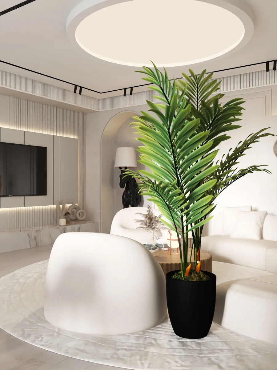 Japandi Living room 3d design renderings