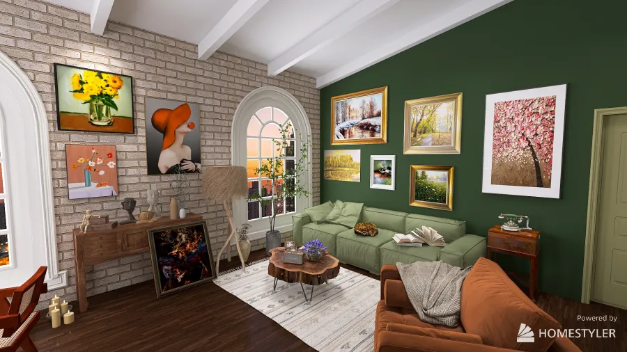 Home atelier 3d design renderings