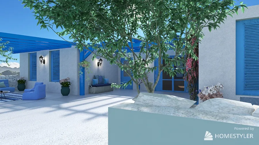 Maison Grecque 3d design renderings