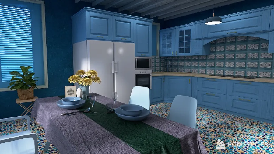 Maison Grecque 3d design renderings
