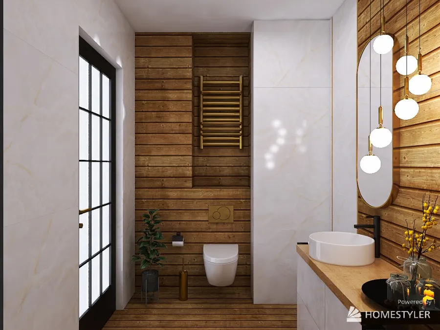 01_Portfolio_Small Bathroom 3d design renderings
