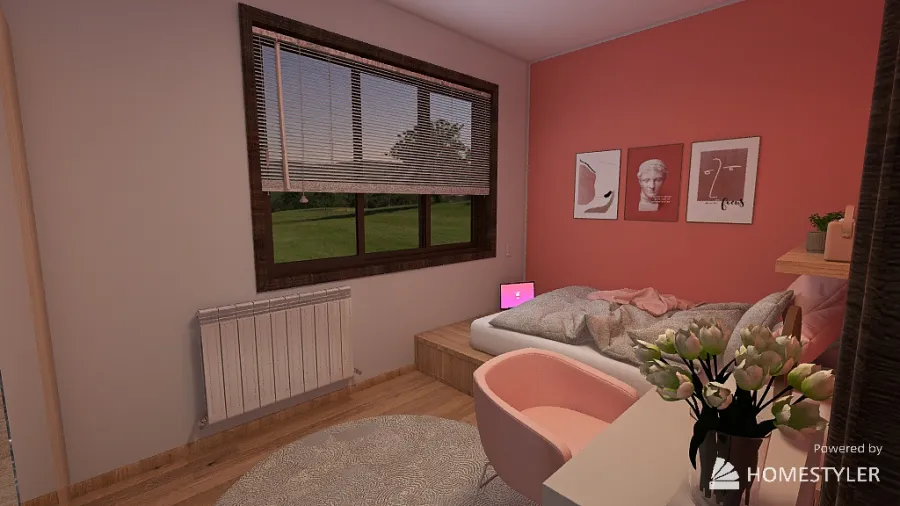 bedroom ~10m2 3d design renderings