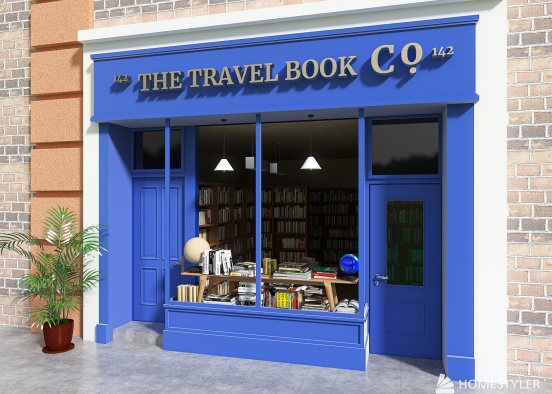 The Famous Notting Hill Bookshop Design Rendering