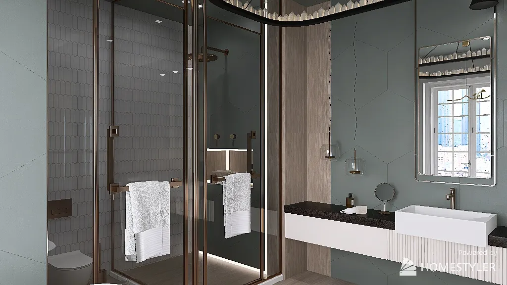 Bathroom 3d design renderings