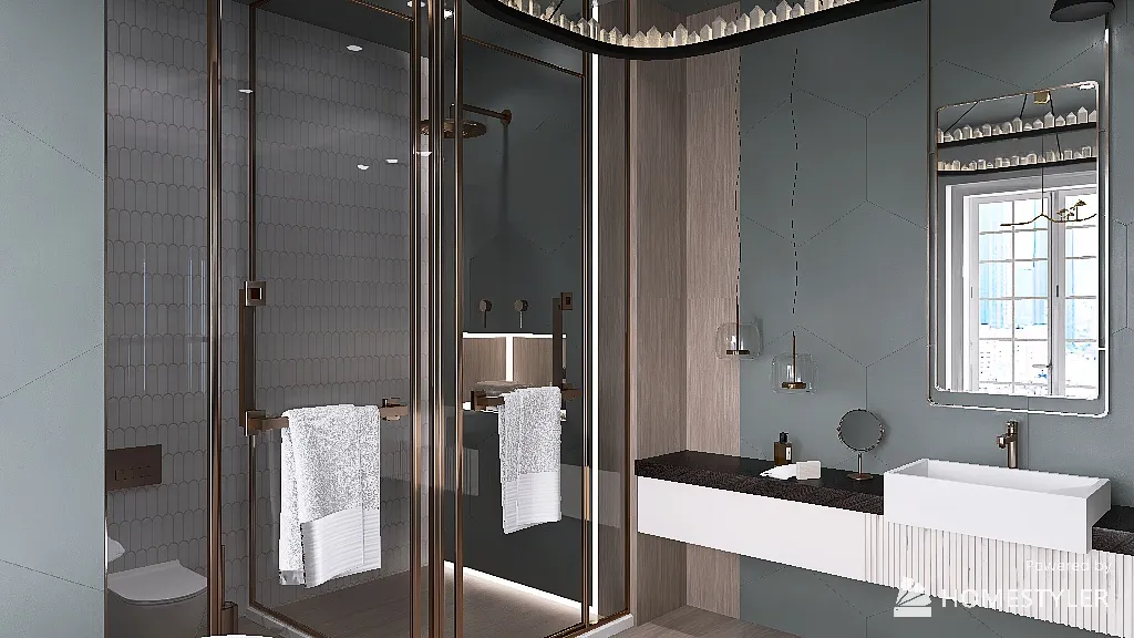 Bathroom 3d design renderings