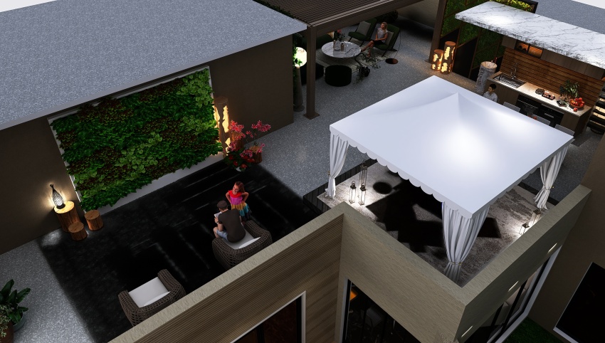 DHA Rooftop BBQ 3d design picture 3566.16