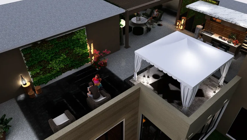 DHA Rooftop BBQ 3d design picture 3569.44
