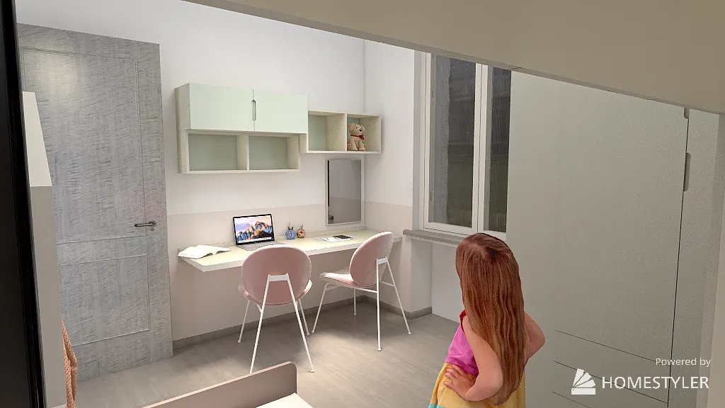 Cameretta Alice (Kids Room) - 04/2024 3d design renderings