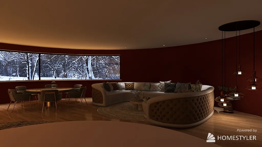 a view for cinematic living rooms 3d design renderings