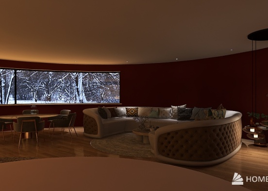 a view for cinematic living rooms Design Rendering
