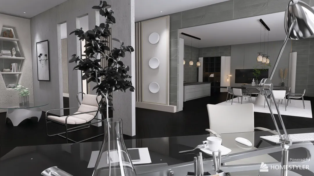 MANY SHADES OF GREY. 3d design renderings
