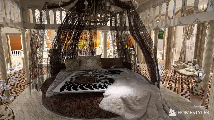 Arabian luxury room (ancient) 3d design renderings