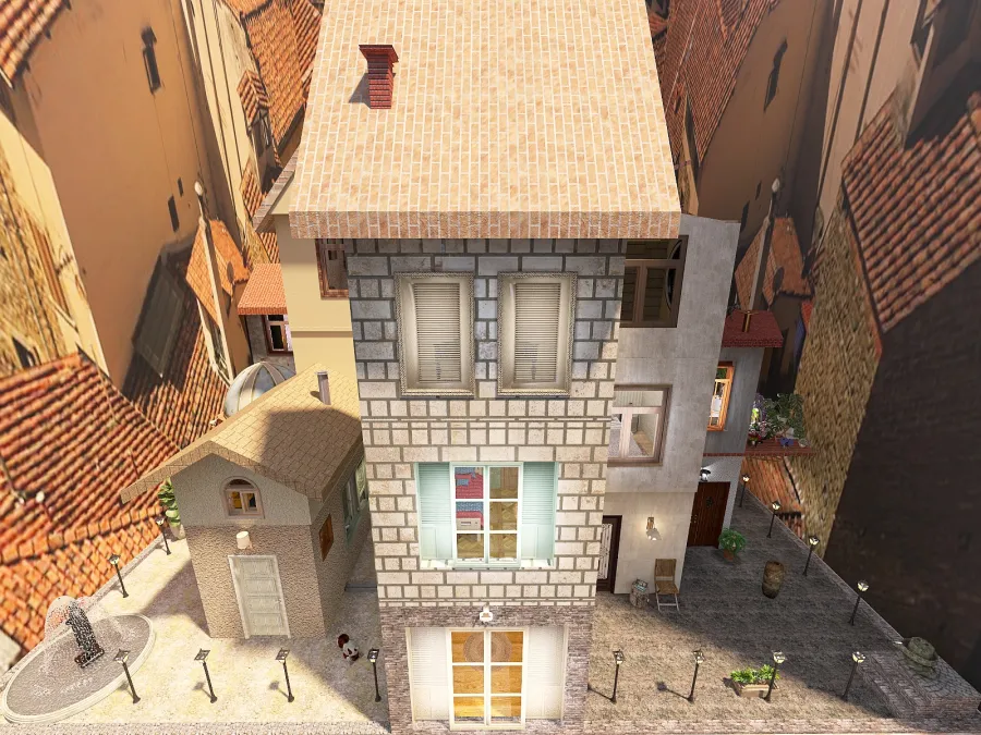 The Florentine roofs 3d design renderings