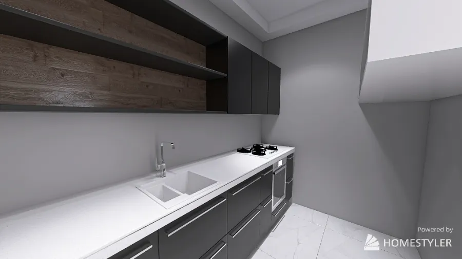 Laundry/Butler's Kitchen 3d design renderings