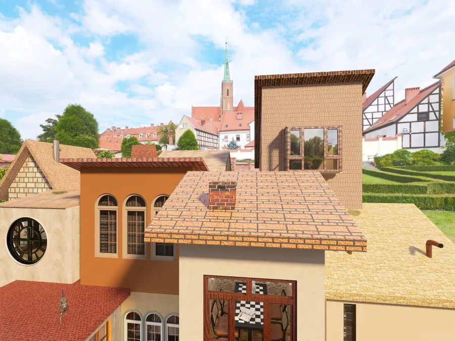 The Florentine roofs 3d design renderings