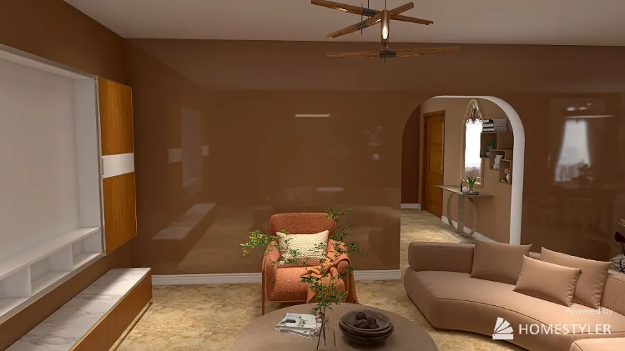 livingroom&dinningroom 3d design renderings