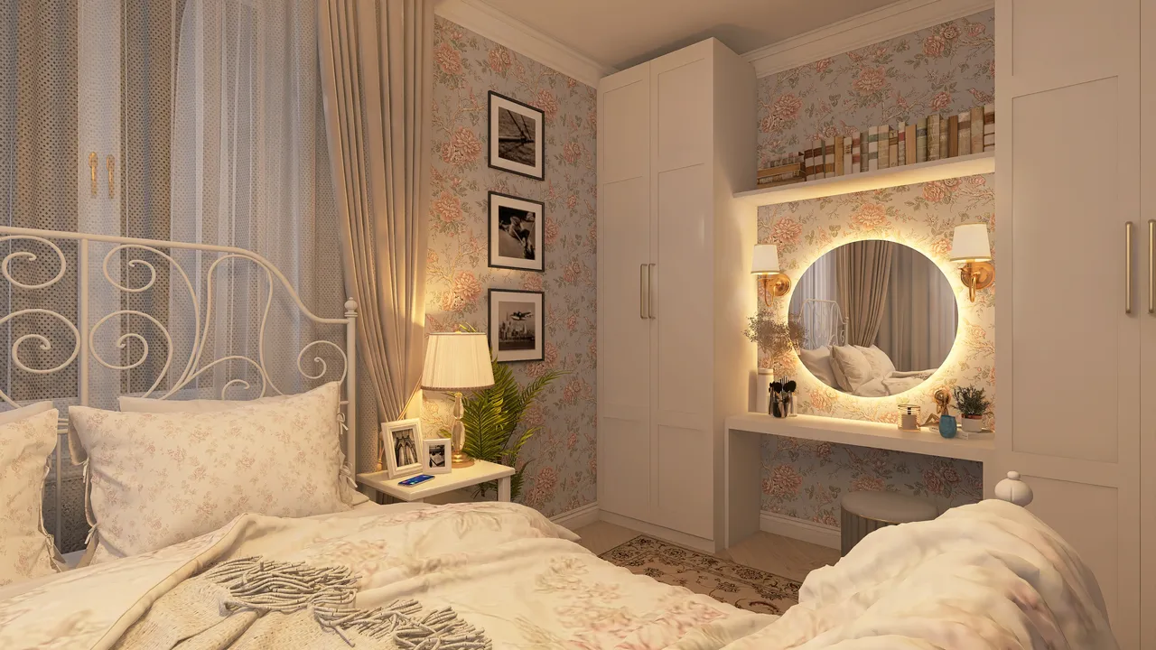 Bedroom 3d design renderings