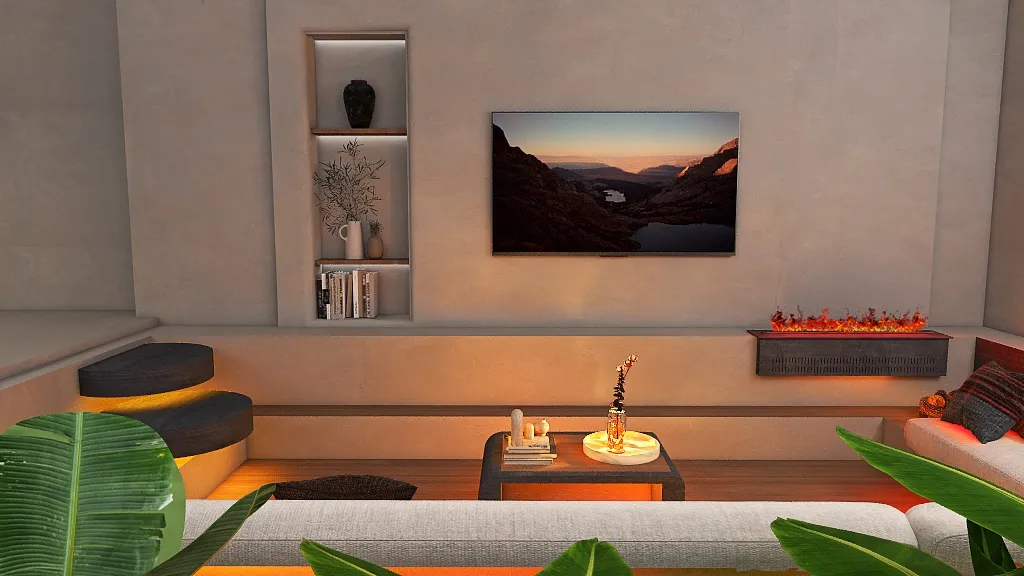 LivingDiningRoom 3d design renderings