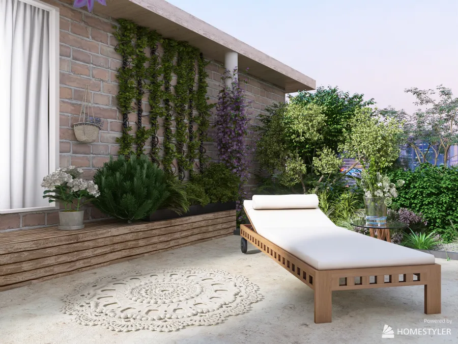 Project - Rooftop Garden 3d design renderings