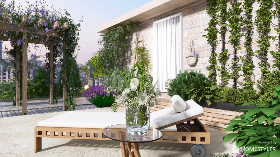 Project - Rooftop Garden 3d design renderings