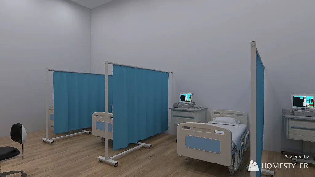 small hospital 3d design renderings